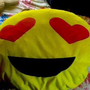 Big emoji pillow